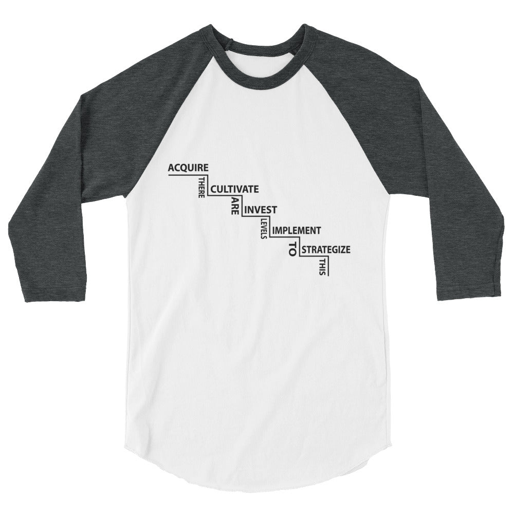 3/4 sleeve raglan shirt