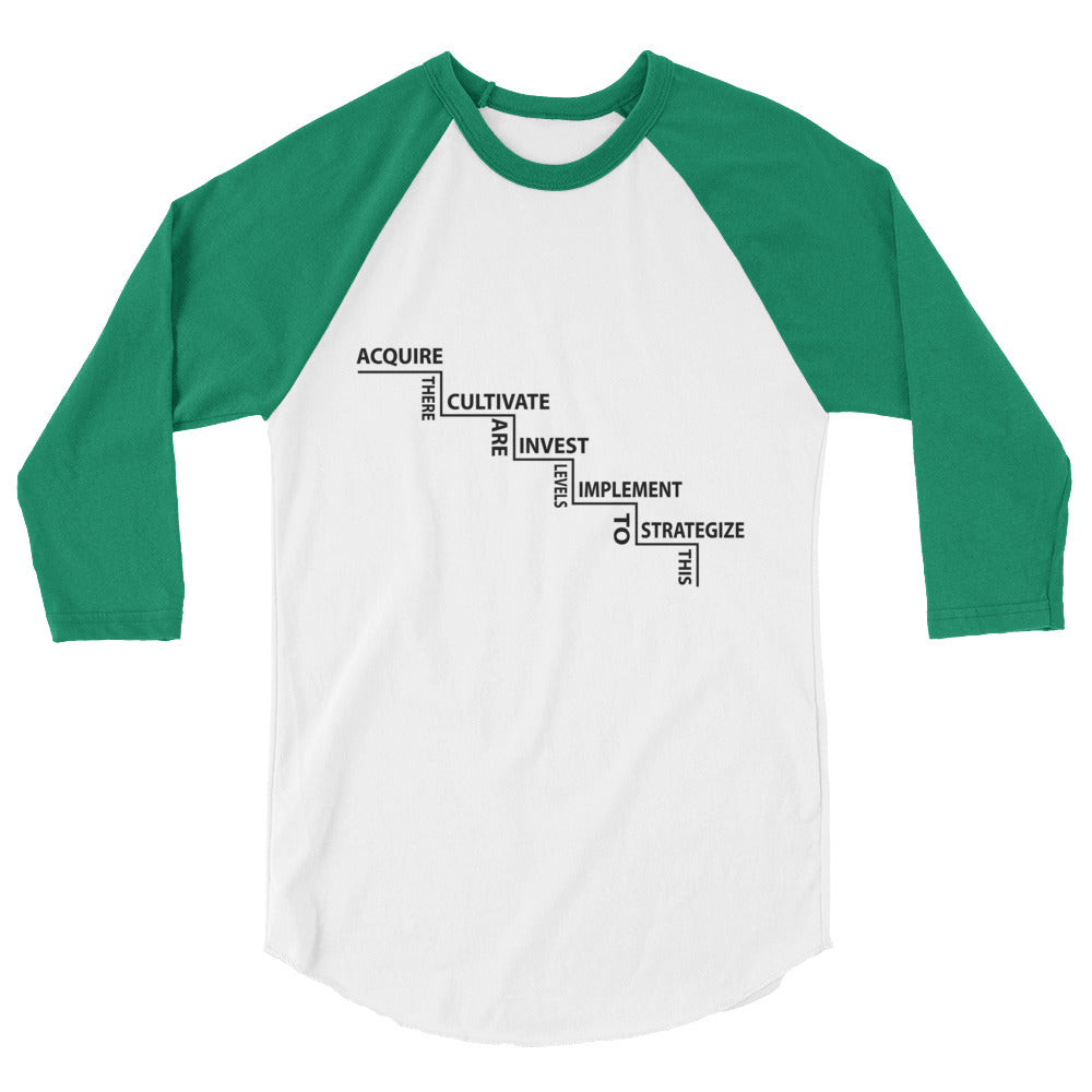 3/4 sleeve raglan shirt