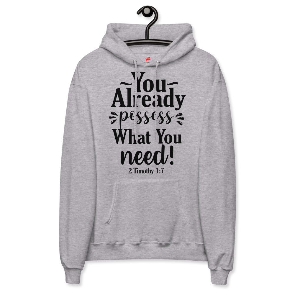 Unisex fleece hoodie