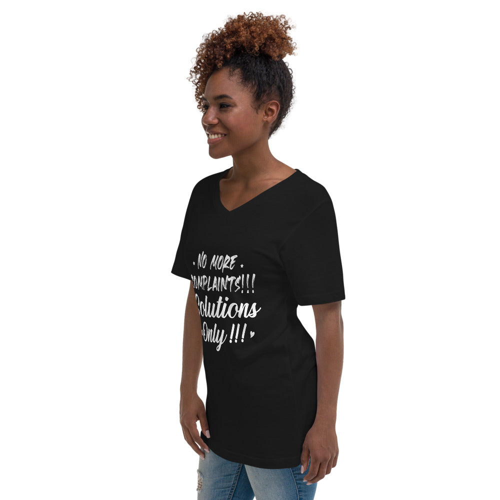 Unisex Short Sleeve V-Neck T-Shirt