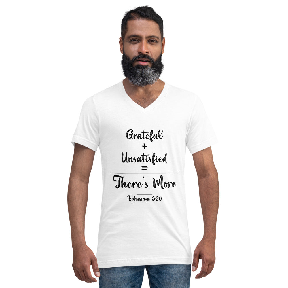 Unisex Short Sleeve V-Neck T-Shirt