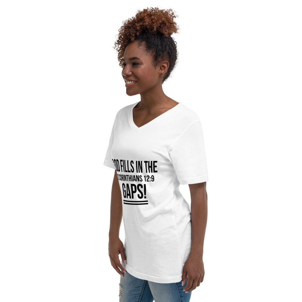 Unisex Short Sleeve V-Neck T-Shirt