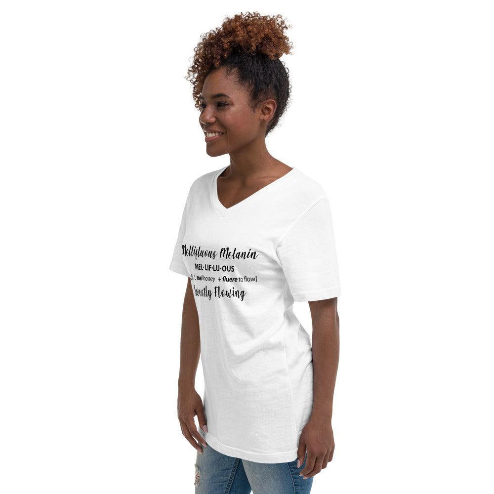 Unisex Short Sleeve V-Neck T-Shirt